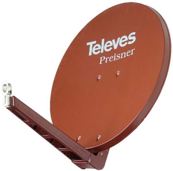 Televes QSD-Line Satelliten-Reflektor ziegelrot