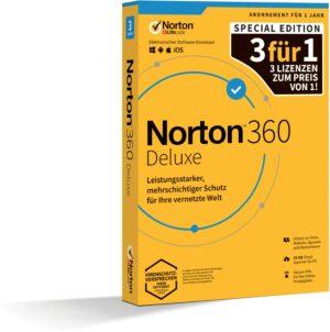 Norton 360 Deluxe Special Edition Software für 3 Geräte