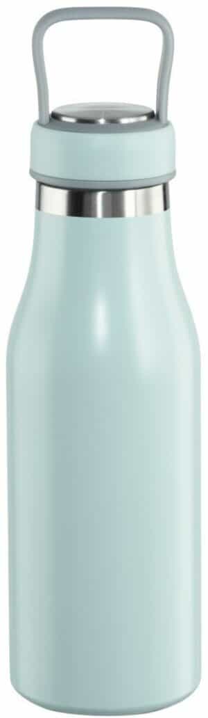 XavaX Isolierflasche (500ml) Deckel mit Griff Pastellblau