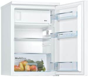 Bosch KTL15NWEA Tischkühlschrank mit Gefrierfach weiss / E