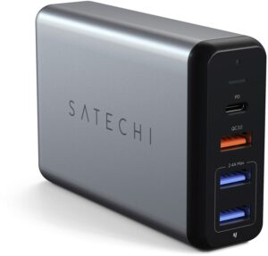 Satechi Multi-Port Travel Charger 75W space gray