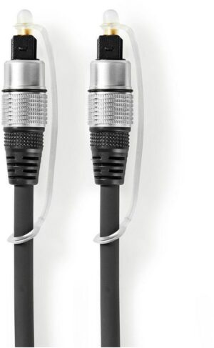 Nedis CAGC25000AT50 Opt. Kabel (5m) anthrazit TosLink>TosLink