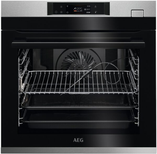 AEG BSE78828BM Elektro-Backofen mit Dampfgarer edelstahl/cleansteel