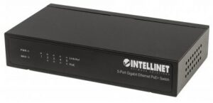 Intellinet PoE+ Switch 5-Port Gigabit 60W