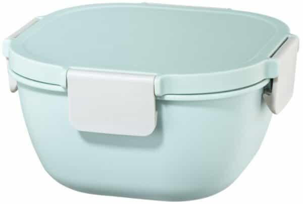 XavaX Lunchbox (1.700ml) mit Gabel pastelblau