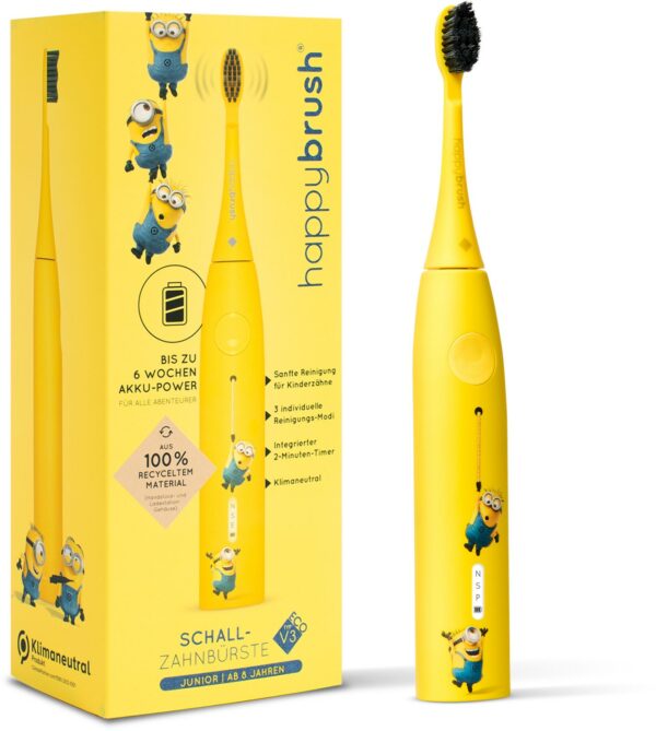 happybrush ECO VIBE 3 Starterkit Minions Schallzahnbürste