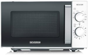 Severin MW 7766 Stand-Kombi-Mikrowelle weiß/schwarz/edelstahl