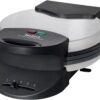 Tefal WM310D Ultracompact Waffelautomat edelstahl matt gebürstet/schwarz ma