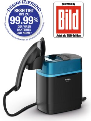 Tefal CUBE UT2020 Dampfbürste schwarz/blau