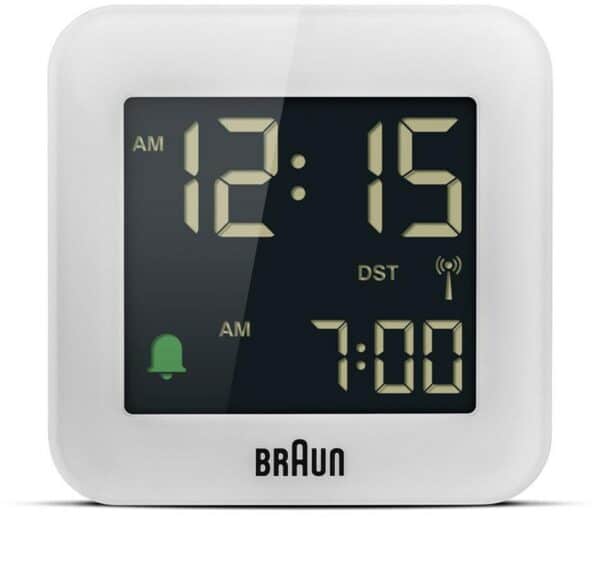 Braun BC08W-DCF Funkwecker weiß