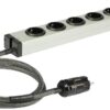Goldkabel Superline Rhodium MKII 6er 0210 Steckdosenleiste