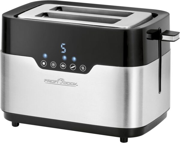 ProfiCook PC-TA 1170 Kompakt-Toaster edelstahl