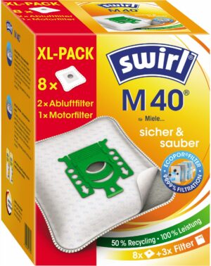 swirl M 40 XL Vorteilspack Staubsaugerbeutel