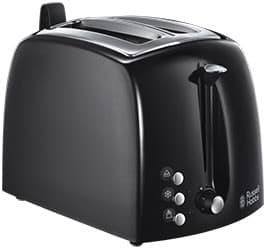 Russell Hobbs Textures Plus Kompakt-Toaster schwarz