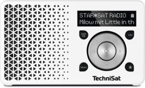 Technisat DigitRadio 1 Taschenradio weiß/silber