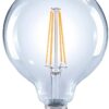 XavaX Filament E27 Globelampe LED-Leuchtmittel / E