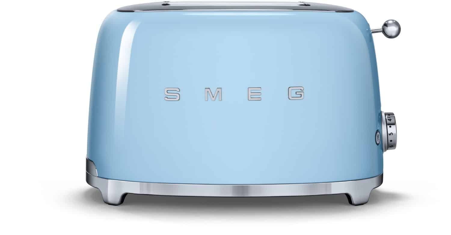 Smeg TSF 01 PBEU Kompakt-Toaster pastellblau