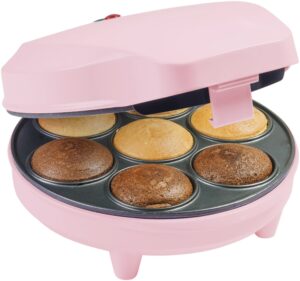 Bestron ACC217P Cupcake Maker hellrosa