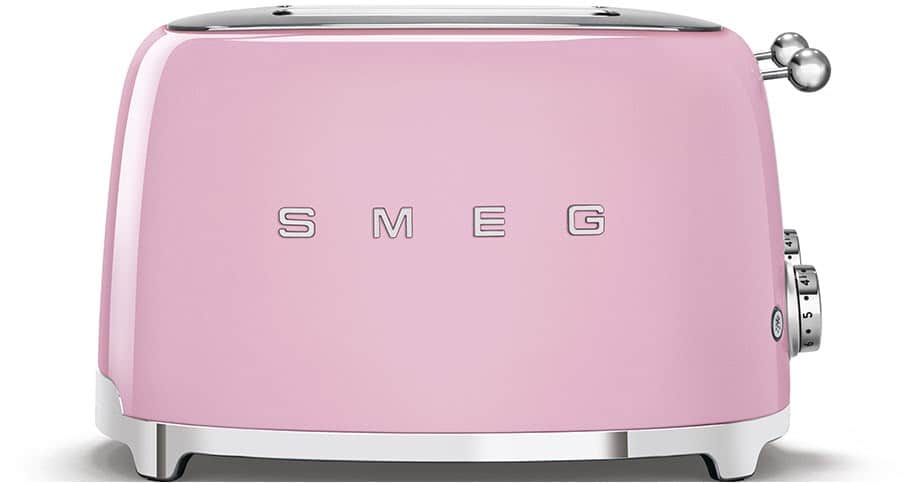 Smeg TSF03PKEU 4-Schlitz Toaster cadillac pink