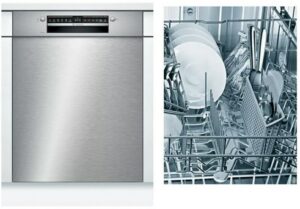 Bosch EPSU4HTS30 Unterbau-Geschirrspüler 60 cm bestehend aus SMU4HTS31E + SMZ5000 edelstahl / E