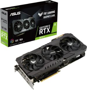 Asus GeForce RTX 3070 Ti TUF OC (8GB) PCI-E Grafikkarte schwarz