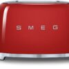 Smeg TSF 01 RDEU Kompakt-Toaster rot