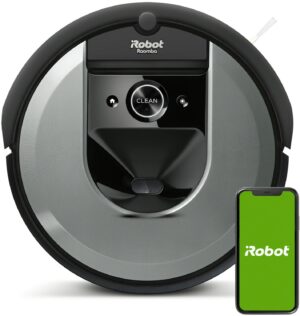 Irobot Roomba i7 Staubsaug-Roboter grau/schwarz