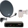 RED OPTICUM Sat Komplettset 60150A HDTV-Empfangsanlage anthrazit