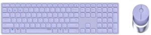 Rapoo 9850M (DE) Kabelloses Tastatur-Set lila
