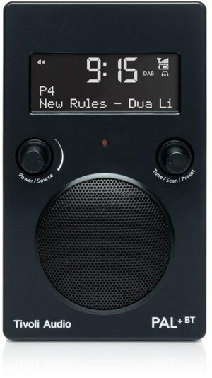 Tivoli Audio PAL+ BT Kofferradio mit DAB/DAB+ hochglanz schwarz