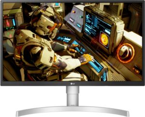 LG 27UL550-W 68 cm (27") Gaming Monitor schwarz/mattweiß / G