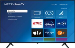 METZ blue 55MUD6001Z Roku TV 139 cm (55") LCD-TV mit LED-Technik / F