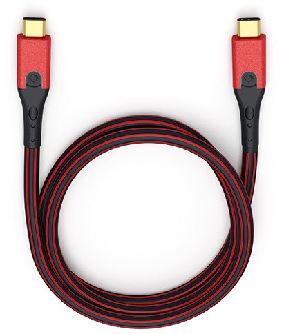 Oehlbach 3.1 Evolution (1m) Kabel USB-C>USB-C rot