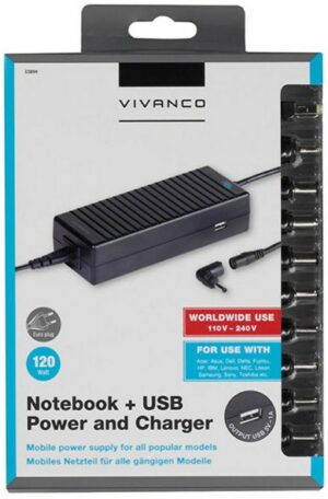Vivanco Universal Netzteil 120w USB10 Tips