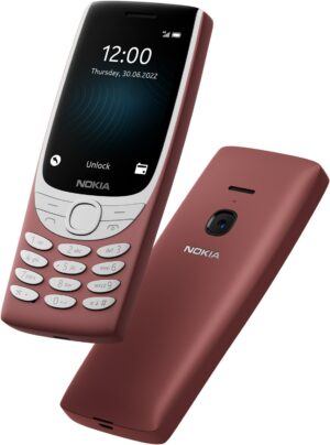 Nokia 8210 4G Tasten Handy rot