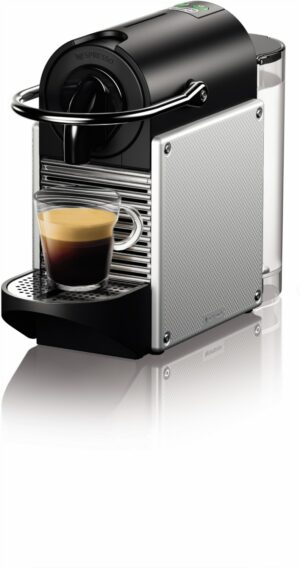 Delonghi EN 124.S Nespresso Pixie Kapsel-Automat electric aluminium