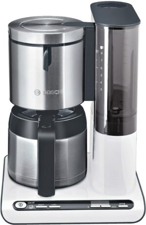 Bosch TKA8A681 Kaffeeautomat mit Thermokanne weiß