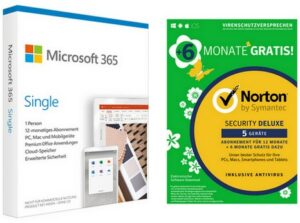 Microsoft 365 Single FPP inkl. Security Deluxe Software