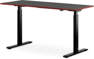 Yngvi Gaming Desk 140x60cm schwarz/rot