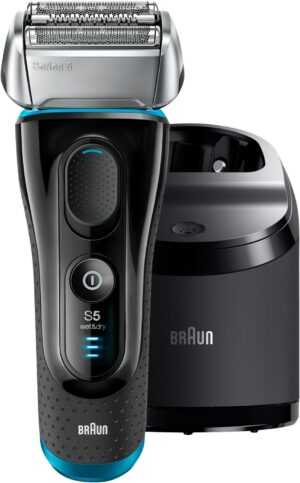 Braun 5190cc + CCR2 Series 5 W&D Rasierer schwarz/blau