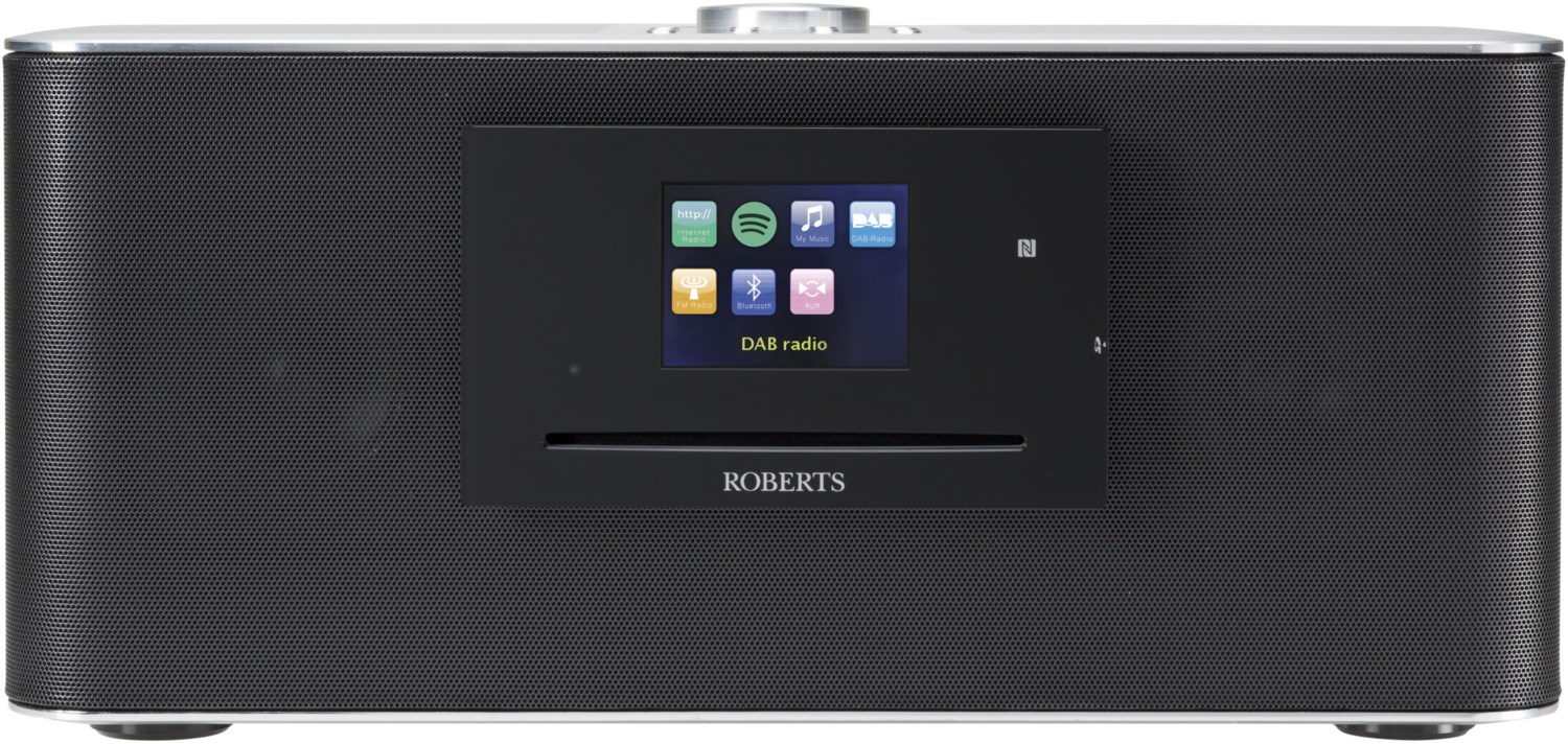 Roberts S300 CD/Radio-System schwarz/silber