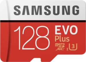 Samsung microSDXC Card EVO Plus 2020 (128GB) Speicherkarte mit Adapter