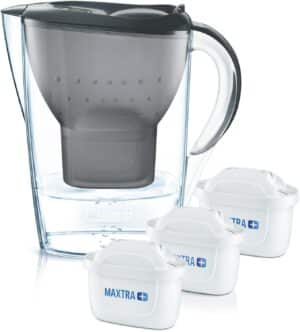 Brita Wasserfilter-Kanne Marella graphit inkl. 3 MAXTRA+ Tischwasserfilter