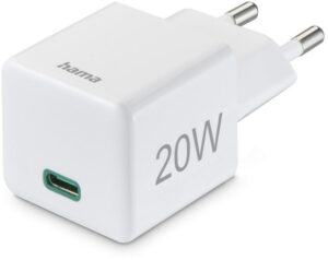 Hama Schnellladegerät USB-C (20W) weiss