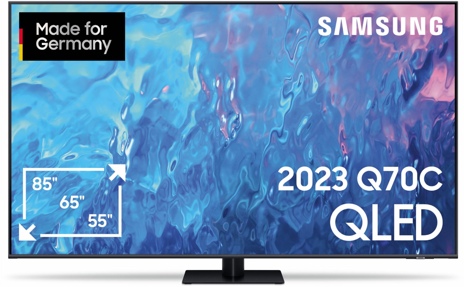 Samsung GQ85Q70CAT 214 cm (85") QLED-TV titangrau / F