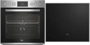 Beko BBUM12341XE Herdset mit Induktionskochfeld edelstahl + edelstahl / A+