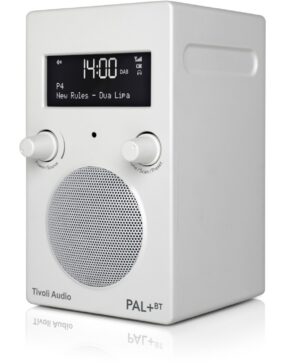 Tivoli Audio PAL+ BT Kofferradio mit DAB/DAB+ hochglanz weiß