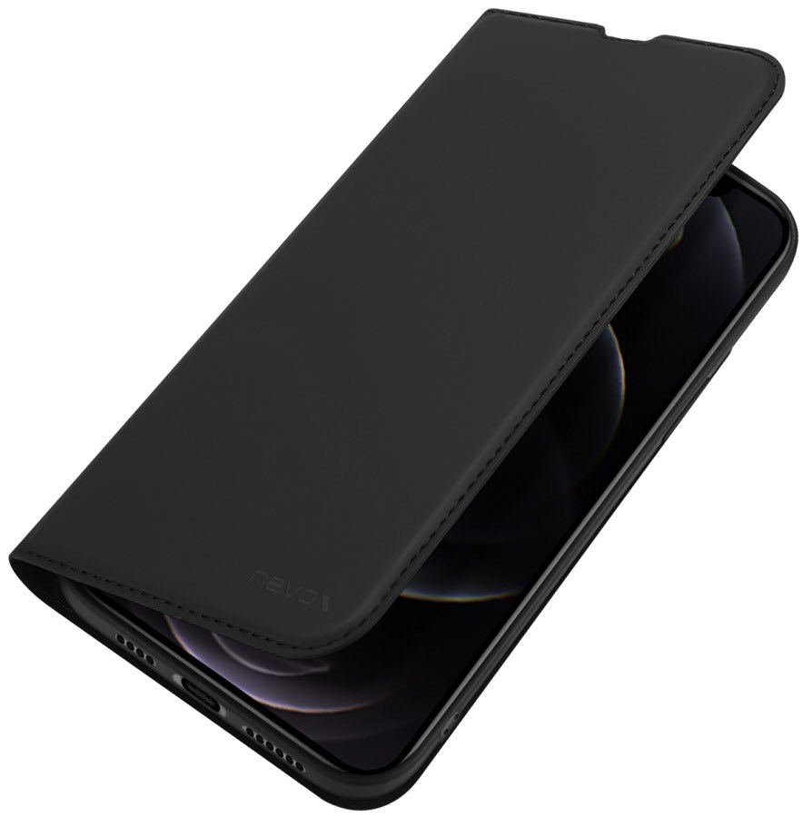 nevox Vario Booktasche für iPhone 13 Pro Max schwarz