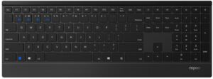 Rapoo 9500M Kabelloses Tastatur-Set schwarz