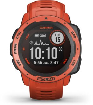 Garmin Instinct Solar Smartwatch rot